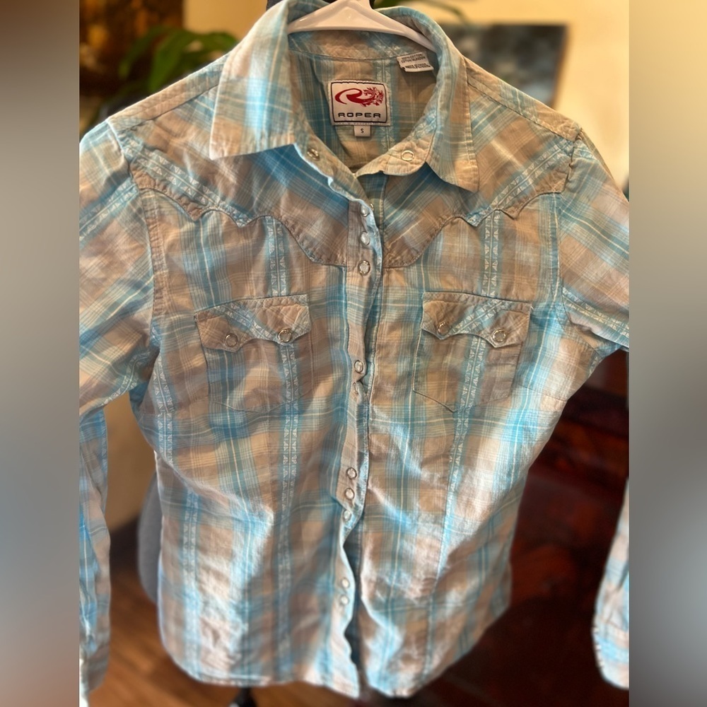 Roper western button down size small in GUC